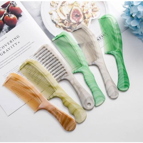 Color Comb Thickened New Practical Color Comb Series Plastic Household Practical Plastic Comb Two-color