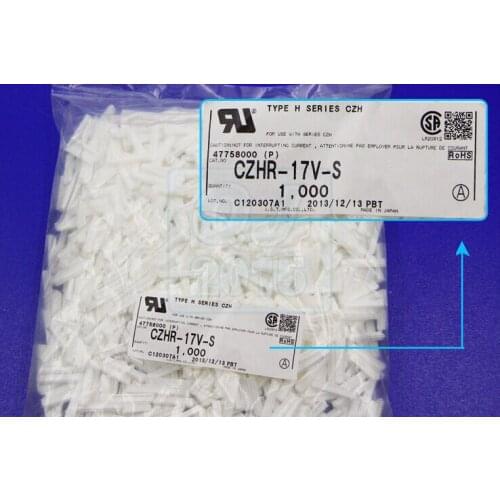 CZHR-17V-S Connectors terminals housings 100% new and original parts