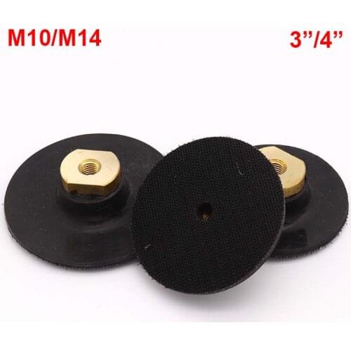1PCS M10/M14 3/4 Inch Rubber Sandpaper Self-adhesive Disk For Angle Grinder Water Polishing Pad