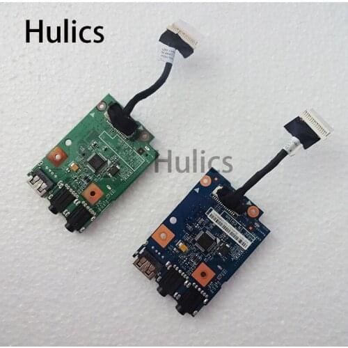 Hulicsi Original For Lenovo V570 B570 B570E B575 Z570 Z575 Laptop LB575 USB Card reader board w/cable 48.4PA04.01 55.4PN02.001