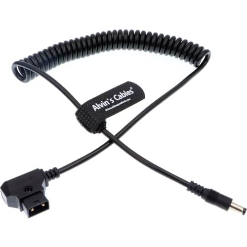 Alvins Cables Anton Bauer Power Tap D Tap to 2.1 DC 12v Spring Cable for KiPRO LCD Monitors