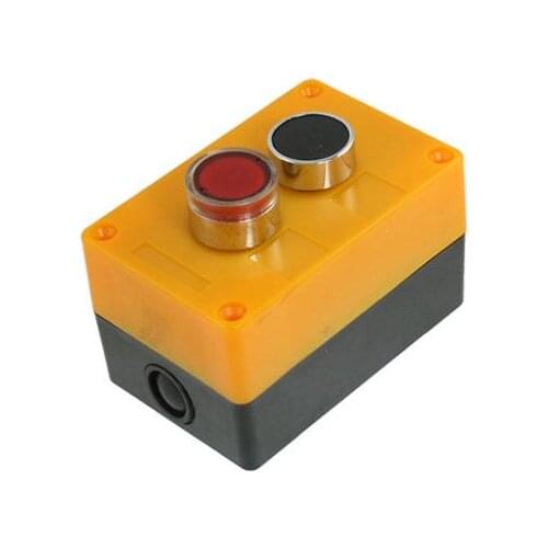 DC 12V Red Indicator 2 NO Momentary Push Button Switch AC 240V 3A