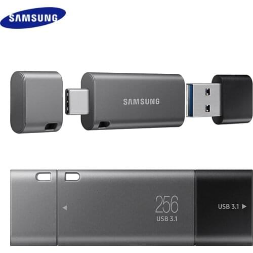 Original Samsung USB Type-C Flash Drive DUO Plus 32GB 64GB 128GB 256GB Pendrive USB 3.1 Gen 1 up to 400MB/s pen drive usb stick