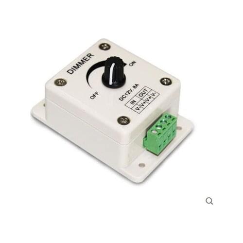 DC12V~24V 8A Led Switch Dimmer Controller for 3528&5050 Single Color Led Strip