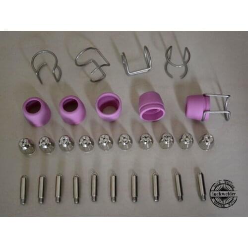 30pcs AG-60F WSD-60P P60 Air Pilot ARC Plasma Cutting Torch Nozzle 1.1mm 50A Plasma Cutter