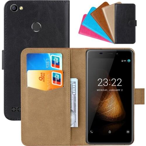 Luxury Wallet Case For Doopro C1 PU Leather Retro Flip Cover Magnetic Fashion Cases Strap