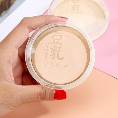 Japanese Soy Milk Loose Face Powder Makeup Oil Control Long-lasting Whitening Concealer Powder Brighten Skin Finish Cosmetics