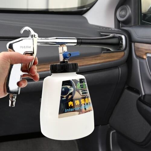 Portable Car Cleaning Foam Gun High Pressure Washer Car interior & Exterior Deep Cleaning Tool 3 Types EU/JP/US 1L 6-9.2 Bar