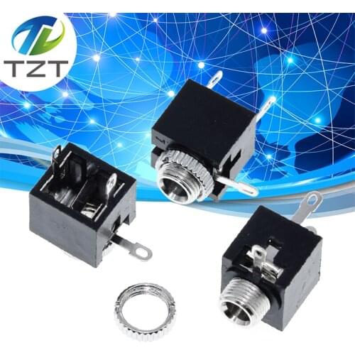 10Pcs Good Quality 3.5mm Female Audio Connector 3 Pin DIP Headphone Jack Socket Mono Channel PJ-301M PJ301M