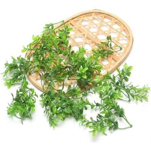 10pcs/lot Artificial Plants for Home Garden Lawn Decoration Plants Plants DIY Wreath Gift Craft Wedding Party Decor Supplies