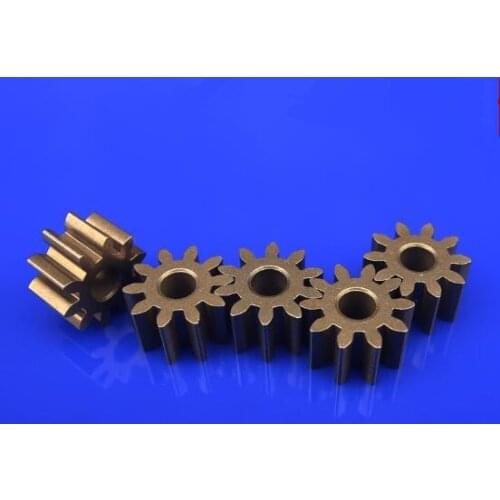 10pcs/lot metal gears Iron Gear 0.5 module 9/10 teeth Pore size 2.3mm Vehicle Transmission Gear