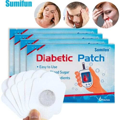 12pcs/2bags Sumifun New Diabetic Navel Patch Treat Hyperglycemia Diabetes Balance Blood Sugar Clean Blood Vessels Herbal Plaster