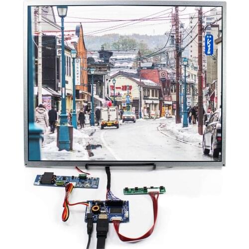 19inch G190ETN01 1280x1024 High Brightness 1000nit LCD Screen With HD-MI LCD Controller Board