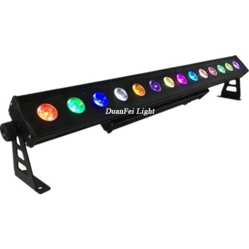 20 Pieces Outdoor Landscape Bar RGBWAUV 6in1 Dmx Led Wall Washer Light Ip65 14x18w