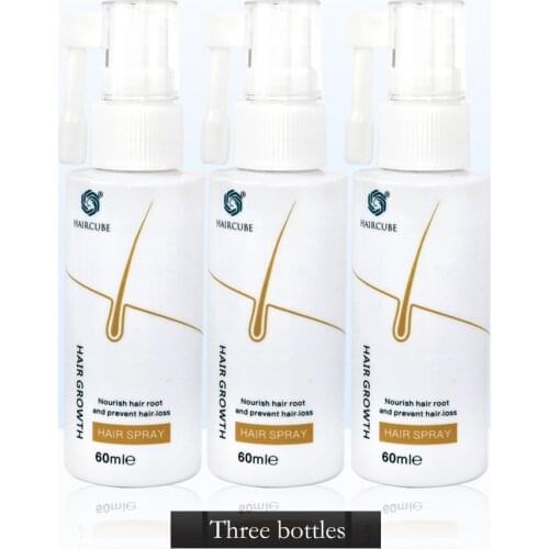 3Pcs HAIRCUBE Fast Hair Growth Essence Oil Anti Hair Loss Treatment for Hair Growth Spray Hair Care Tonic Products for Men Women