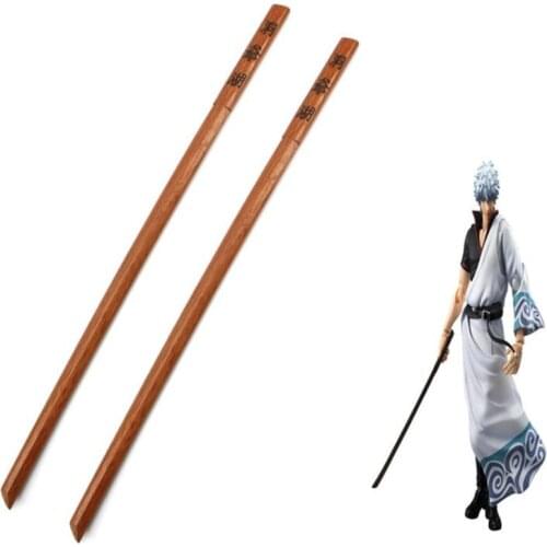 Anime Gintama Gintoki Sakata "Toyako" Wood Cosplay Sword 100cm