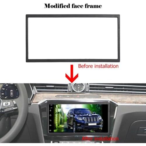 VODOOL 2 Din Car Stereo Radio Frame Auto Car Universal ABS Panel MP5 Player Frame Trim Mounting Kit Auto Accessories 178*100mm