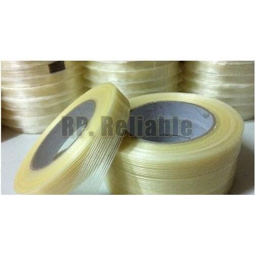 Free shipping! 5 Rolls 25mm*25M Adhesive Fiberglass Tape, Fiber Tape for Packing, Sealing, Homeappliance Fasten, Model Fixed
