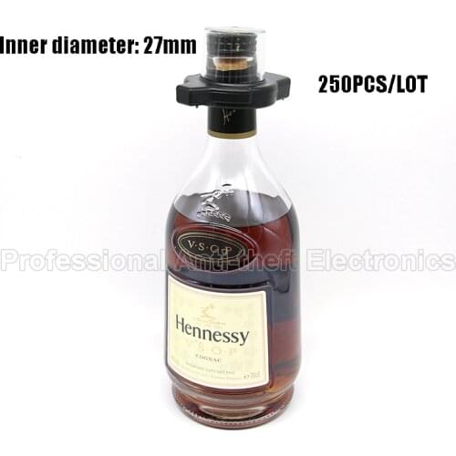 EAS AM RF bottle wine security tag transparent bottle wine cap free shipping 250pcs