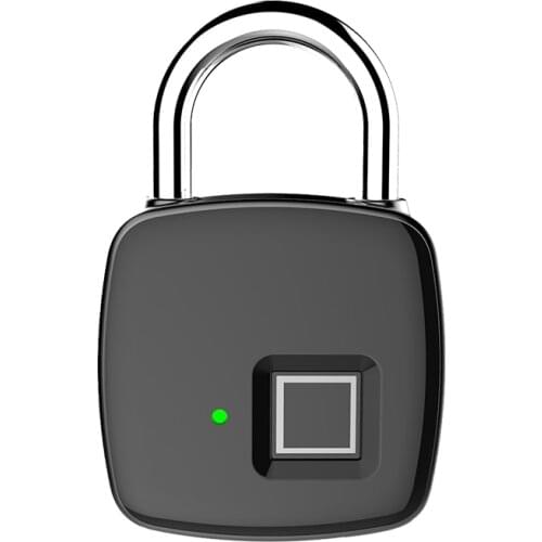 Fingerprint Pad lock with Bluetooth, App & BT Control,Water Resistant,40 Fingerprints, 6 Months Standby Time