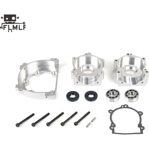 CNC Metal 71CC Engine Crankcase Set Fit 1/5 Hpi Rofun Baha Km Rovan Baja Lois 5ive-T DBXL FG GoPed Redcat Car Toys Parts