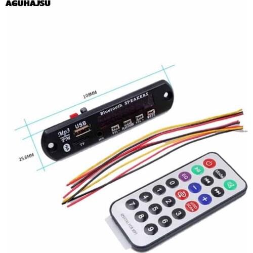 DC 5V Micro USB Power Supply Bluetooth Hands LCD Screen MP3 Player KIT FLAC WMA WAV decoder audio board FM Radio SD Module