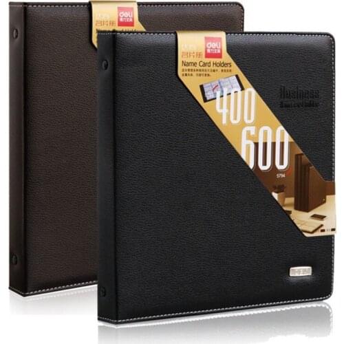 DL Effective 5793 name card book name card holder 400 large business card of the thin sheet Stationery for office supplies stude