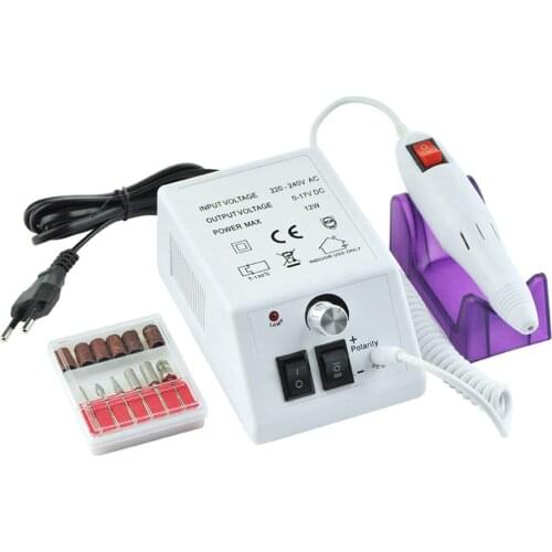 Electric Manicure Drill Machine Polishing Nail Drill Nail Machine Kit Sander Power Electric Nail Tool Nail Polisher Nail Art