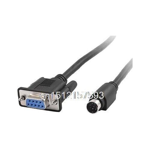 RS422 DB9P to 8P Mini Din Connector PLC Cable for Fatek FBS/EasyView MT6000