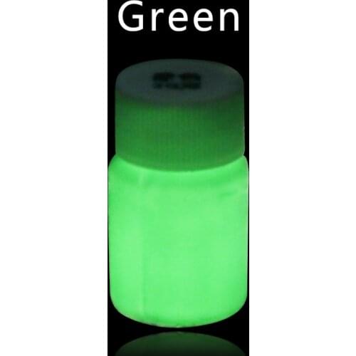 New fashion 20g/bottle dark green luminous cool pigment fluorescent pigment luminous acrylic paint party decoration DIY craft