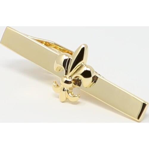 Novelty Gold Tone Fleur De Lis Tie Clip The Saints Symbol Tie Bar Fathers Day Gift Birthday Gifts Tie Clip