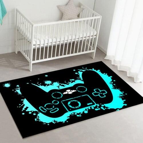 New Game Console Handle Carpet Anti-skid Large Area Rugs Modern Indoor Home Living Room Carpet Gameroom Bedroom Rug Floor Mat