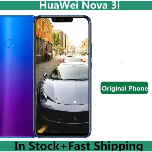 Original HuaWei Nova 3i 4G LTE Mobile Phone kirin 710 Octa Core Android 8.1 6.3" 2160x1080 24.0MP Fingerprint Dual Sim OTA