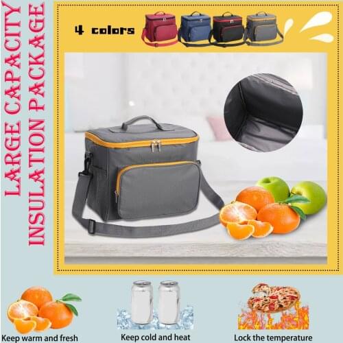 Portable Insulated Lunch Bag For Men Women Reusable Lunch Box For Work School Office Outdoor Travel Food Tote Picnic Bags