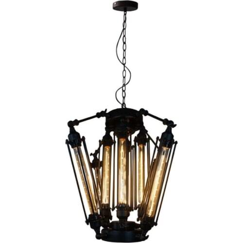 Retro Pendant Lights American Industrial lighting black lamp vintage suspension lamp living room bedroom decoration