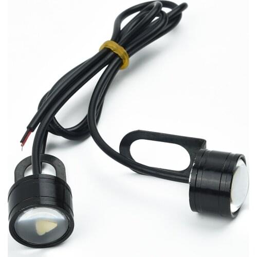 2Pcs Universal Motorcycle Headlight White LED Spotlight Headlamp Driving Light Fog Lamp For Motorcycle Electric Bike Car