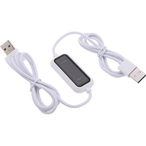 USB Switch for Mac To PC File Data Transfer Share Sync Link Cable Data Transmission Line Between Two Computers