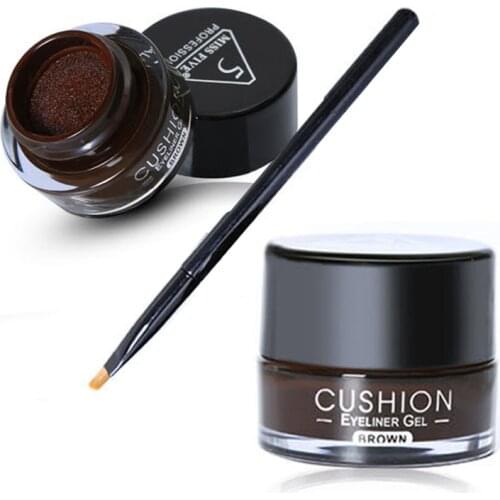 Cosmetic Waterproof Air Cushion Eyeliner Make Up Water-Proof Makeup Liquid Eye Liner Makeup With Brush