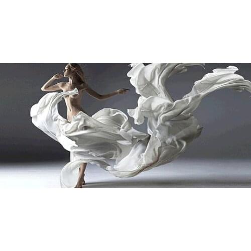 5D DIY diamond painting Dancer Beauty Girl Diamond Embroidery Full Drill Cross Stitch Mosaic Crafts Kits living room Decor Gift