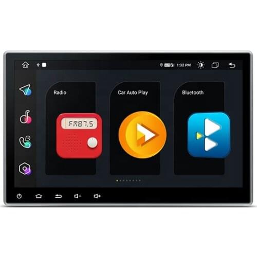 10.1 inch Octa-Core Universal Double Din Android Car Stereo with Instant Rear Camera Access Adjustable Viewing Angles