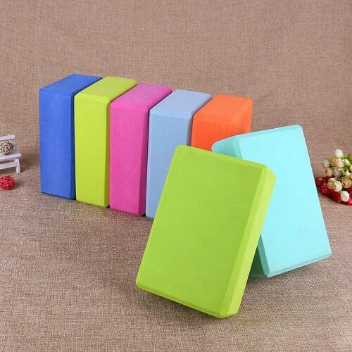 EVA Yoga Block Brick Sports Exercise Gym Foam Workout Stretching Aid Body Shaping Training Fitness Equipment Yoga Block