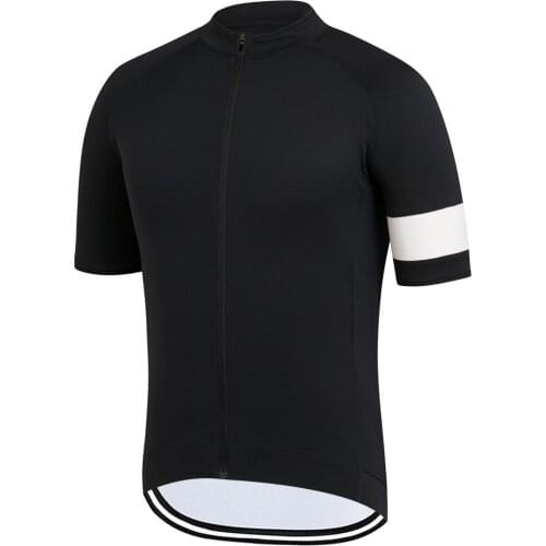 Men New Cycling Jersey Comfortable Leisure Time Solid Color Short Sleeve Bicycle Tops Summer MTB Road Bike Jersey Shirt