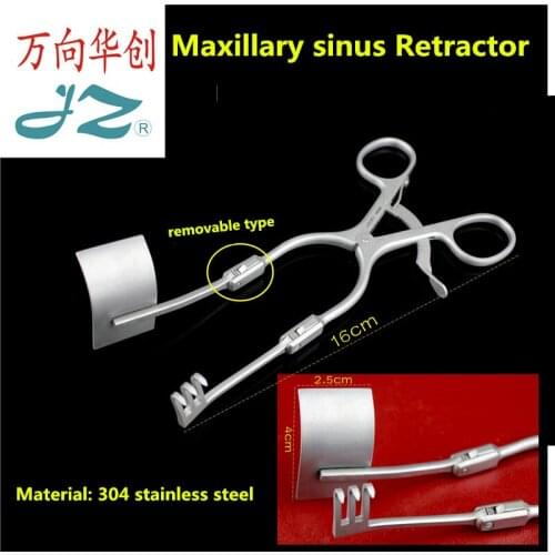 Brain surgery Neurosurgical orthopedic instrument Medical Maxillary sinus retractor Frontal surface Flaky Facial plastic surgery