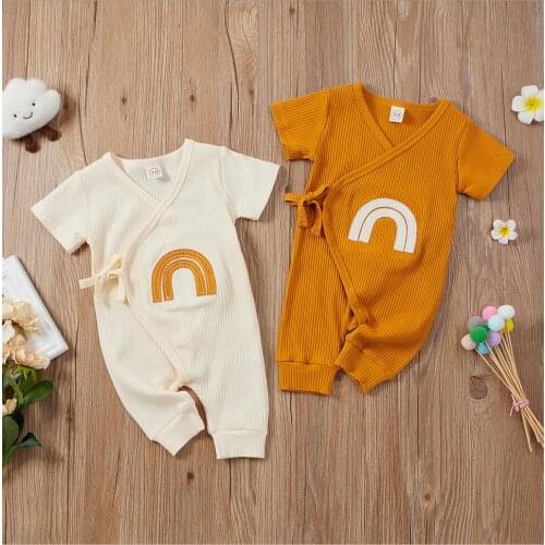 2021 Toddler Summer Romper, Full Floral Spaghetti Strap V-Neck Backless Jumpsuit Skirt for Baby Girls, 0-24 Months, 3 Colors