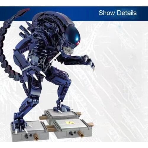 630pcs DIY MOC 83040 Alien Toys Alien Model Creative Building Blocks Toys For Boys Kids BlackFriday Gift Birthday Christmas Toy