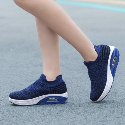 Women Sneakers Fashion Breathable Mesh Casual Shoes Platform Sneakers Platform woman vulcanize shoes Walking zapatillas mujer
