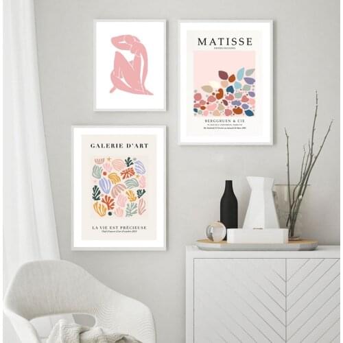 Henri Matisse Abstract Body Exhibition Nordic Posters And Prints Wall Art Canvas Painting Wall Pictures For Living Room Decor