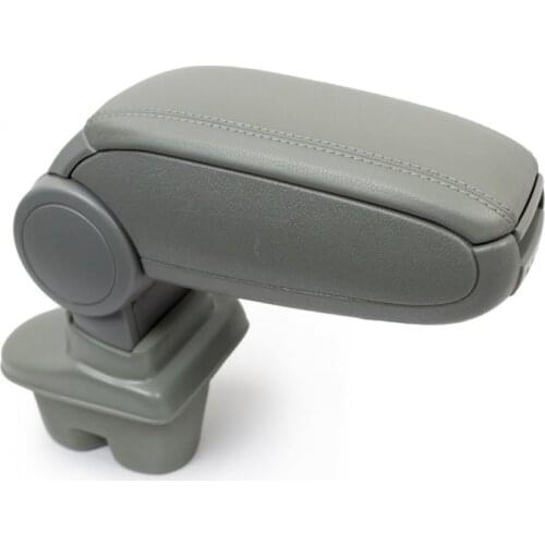 Roxform Armrest High Quality Gray Tuning Interior Accessory Full Compatible For Peugeot 207 2006 2007 2008 2009 2010 2011 2012