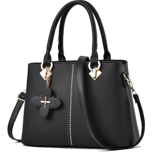 Popular Bags 2021 New Korean Womens Bags Fashion Handbags Trendy PU Leather Stereotype Big Bag Bridal Diagonal Bag