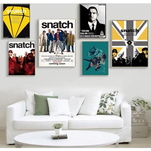 Snatch Classic Movie Wall Art Canvas Poster Simplicity Muslim Print Home Decorative Picture Painting